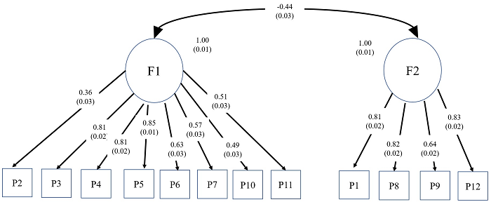 Modelo de dos dimensiones de la Escala de Respeto Incondicional hacia las Personas