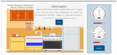Ejemplo de la interfaz de anticipaci�n de un resultado con un solo intento
