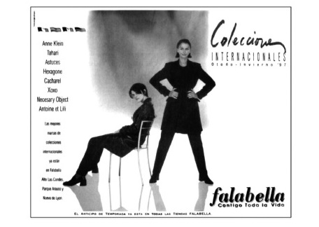 Pieza publicitaria de retail Falabella