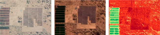 Solar farms in Nonogasta, La Rioja, Argentina (-29.328923, -67.423753). 