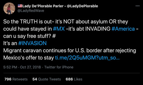 Cuenta @LadyRedWave identificada como bot