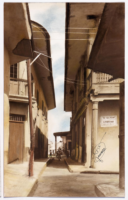 Foto&oacute;leo 2. Callej&oacute;n que conduce a Catacaos