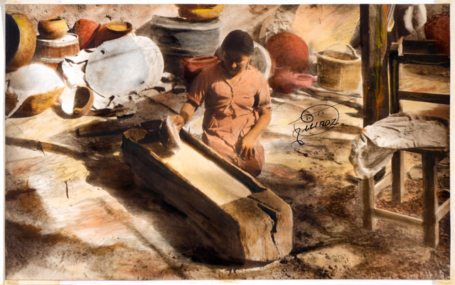 Foto&oacute;leo 94. Enfriando chicha