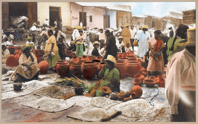 Foto&oacute;leo 64. Venta de menestras frescas