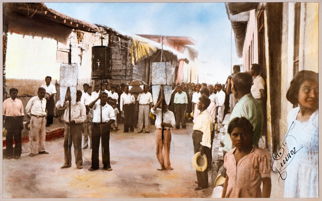 Foto&oacute;leo 69. Entierro de un mayordomo