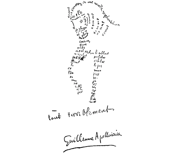 Apollinaire, Guillaume, 
							Horse Calligram, 1917
						