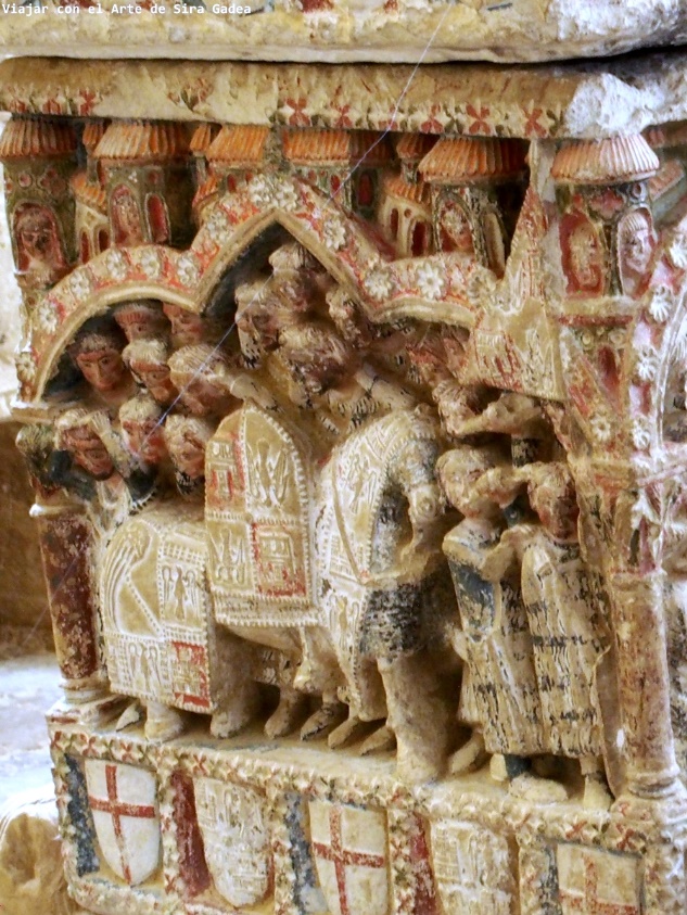 Sepulcro del infante Felipe. Iglesia de Santa María la Blanca de Villasirga, Palencia.