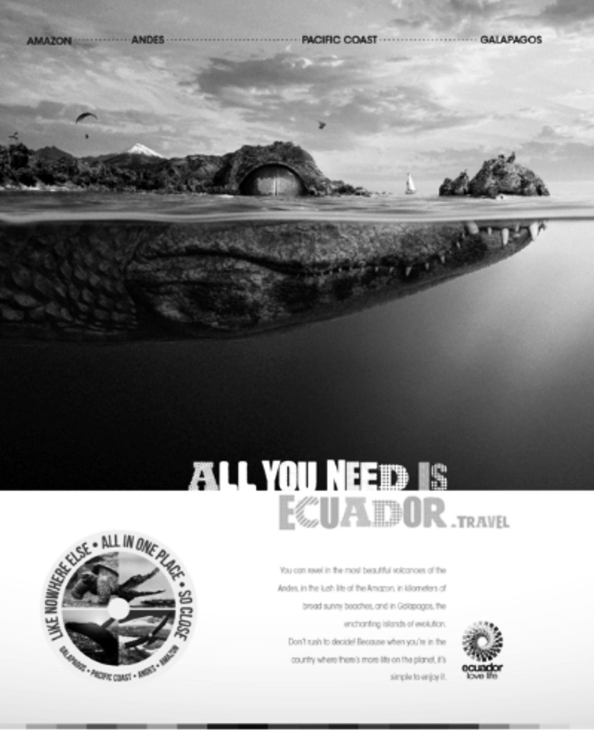 Eslogan y marca pa&iacute;s del turismo en Ecuador al 2014