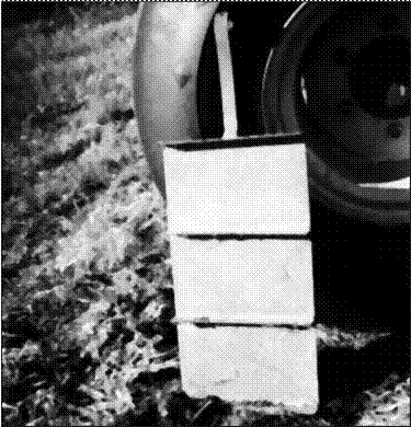 Detalle de la placa de corte.