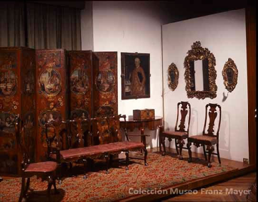 Imagen 3. Recreaci&oacute;n de Estrado, Museo Franz Mayer.