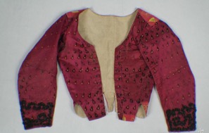 Imagen 8. Jub&oacute;n de seda y terciopelo, siglo XVII.