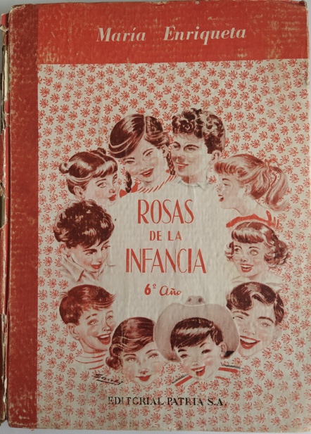Portada del libro Rosas de la infancia, de Mar&iacute;a Enriqueta.