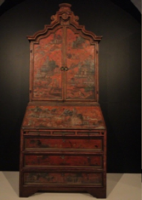 Imagen 4. Escritorio michoacano del siglo XVII, Museo Regional Cuauhn&aacute;huac Palacio de Cort&eacute;s.