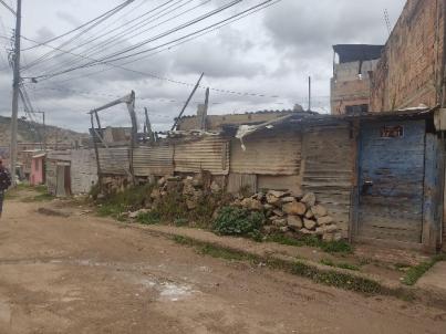 Grfico 9. Viviendas construidas en tejas de zinc