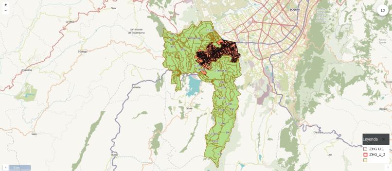 Grfico 15. Municipio de Soacha: zonas geoeconmicas, zonas Urbana y zonas rurales