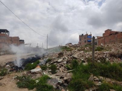 Grfico 16. Contaminacin en el barrio Cagua 1er sector