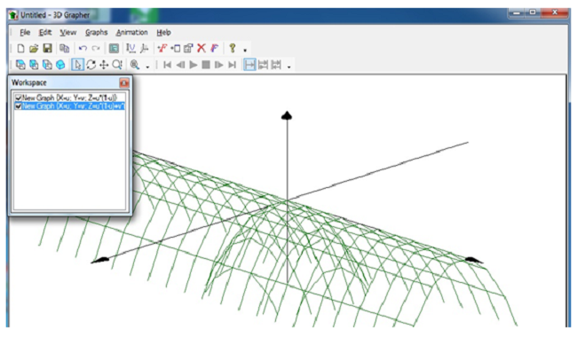3D graph of equation 6