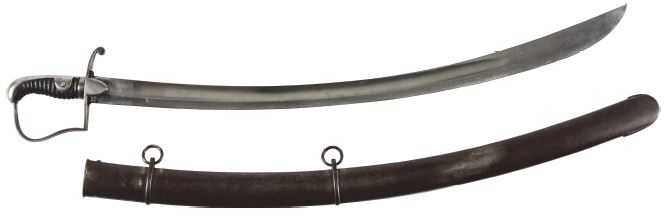 Pattern 1796 Light Cavalry Trooper&rsquo;s sword & scabbard. Inventory no. IX.245. � Royal Armouries.