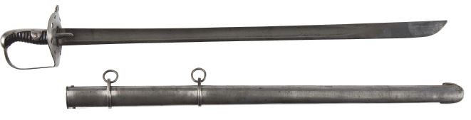 Pattern 1796 Heavy Cavalry Trooper&rsquo;s sword & scabbard. Inventory no. IX.2710. � Royal Armouries.