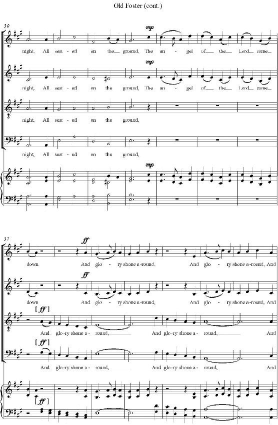 ‘Old Foster’ as sung at the Blue Ball, Worrall, 12 December 2004.