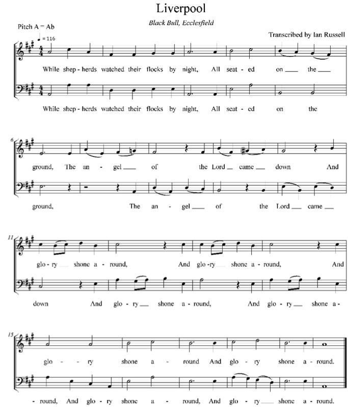 ‘Liverpool’, as sung at the Black Bull, Ecclesfield, 5 December 2013.