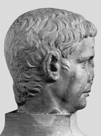 Portr�tkopf des Kaisers Claudius.