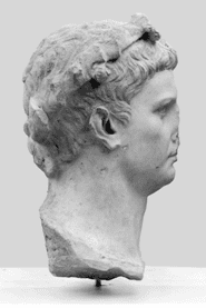 Portr�tkopf des Kaisers Claudius.