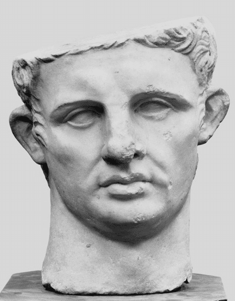 Portr�tkopf des Kaisers Claudius.