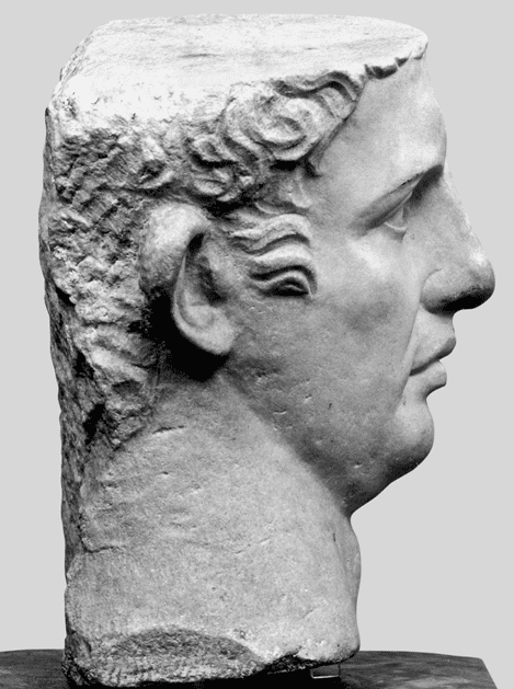 Portr�tkopf des Kaisers Claudius.