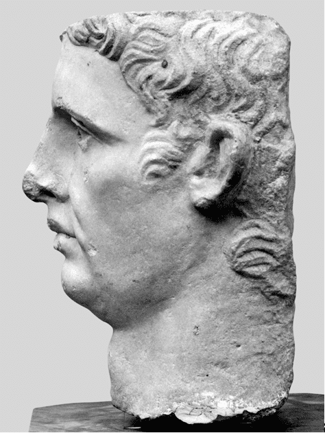 Portr�tkopf des Kaisers Claudius.