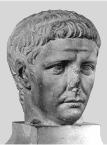 Portr�tkopf des Kaisers Claudius.