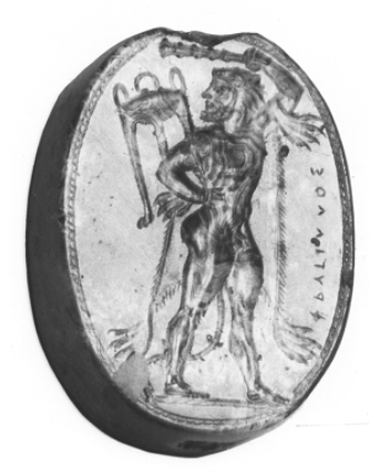 Chalzedon mit Herakles als Sieger im Dreifussstreit