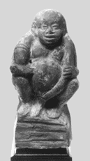 Groteske Terrakottafigur aus gypten