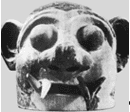 Tnerne Maske aus Tiryns