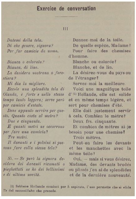 exemple de Spezia/Wildy (1901: 24)