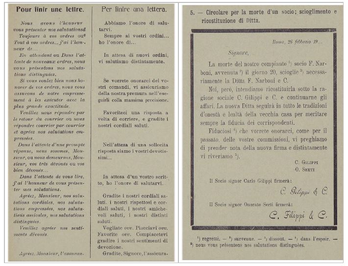 exemples de Jaccod (1930 : 7, 68)