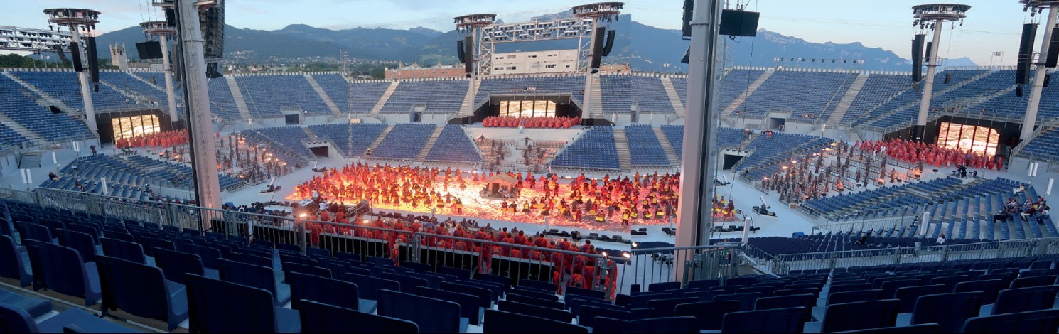 l&rsquo;espace sc�nique de l&rsquo;ar�ne 2019