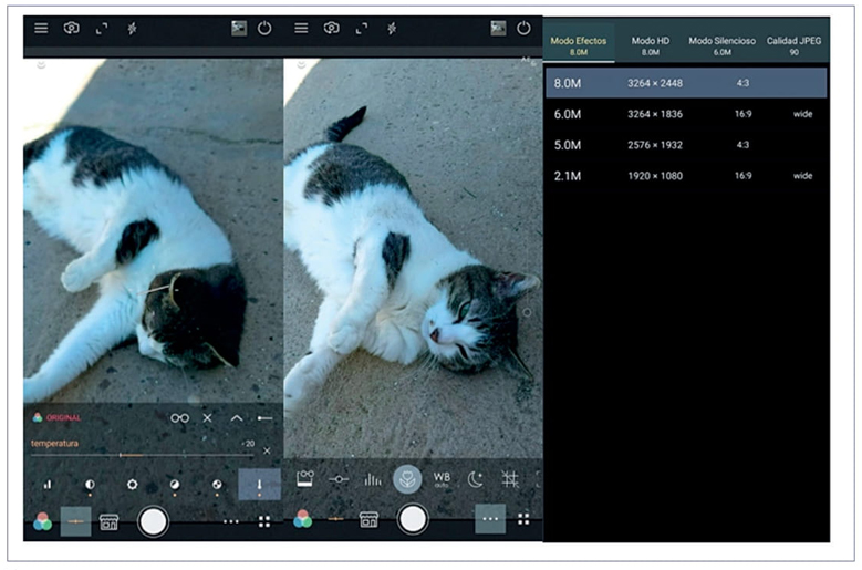 Fotografía realizada con la aplicación Cameringo Lite. 