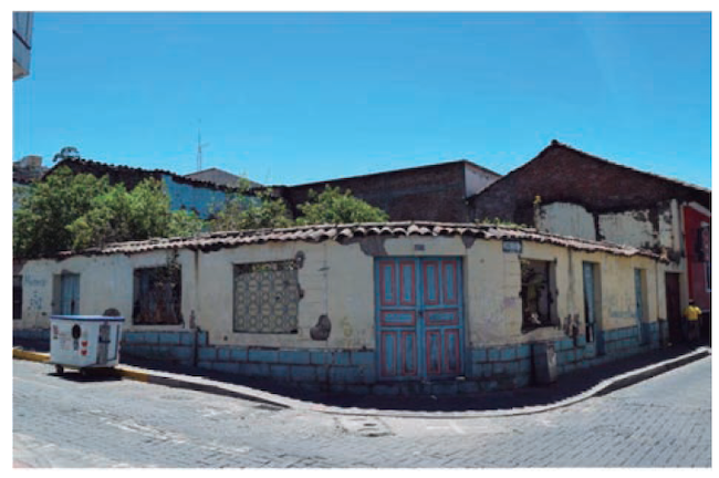 Casa patrimonial destruida 