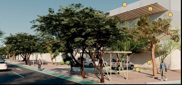 Medidas de mitigaci&oacute;n y adaptaci&oacute;n en blvd. Solidaridad y avenida de Alborada