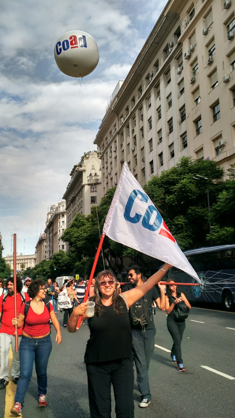 Marcha en defensa de la Educacin pblica.