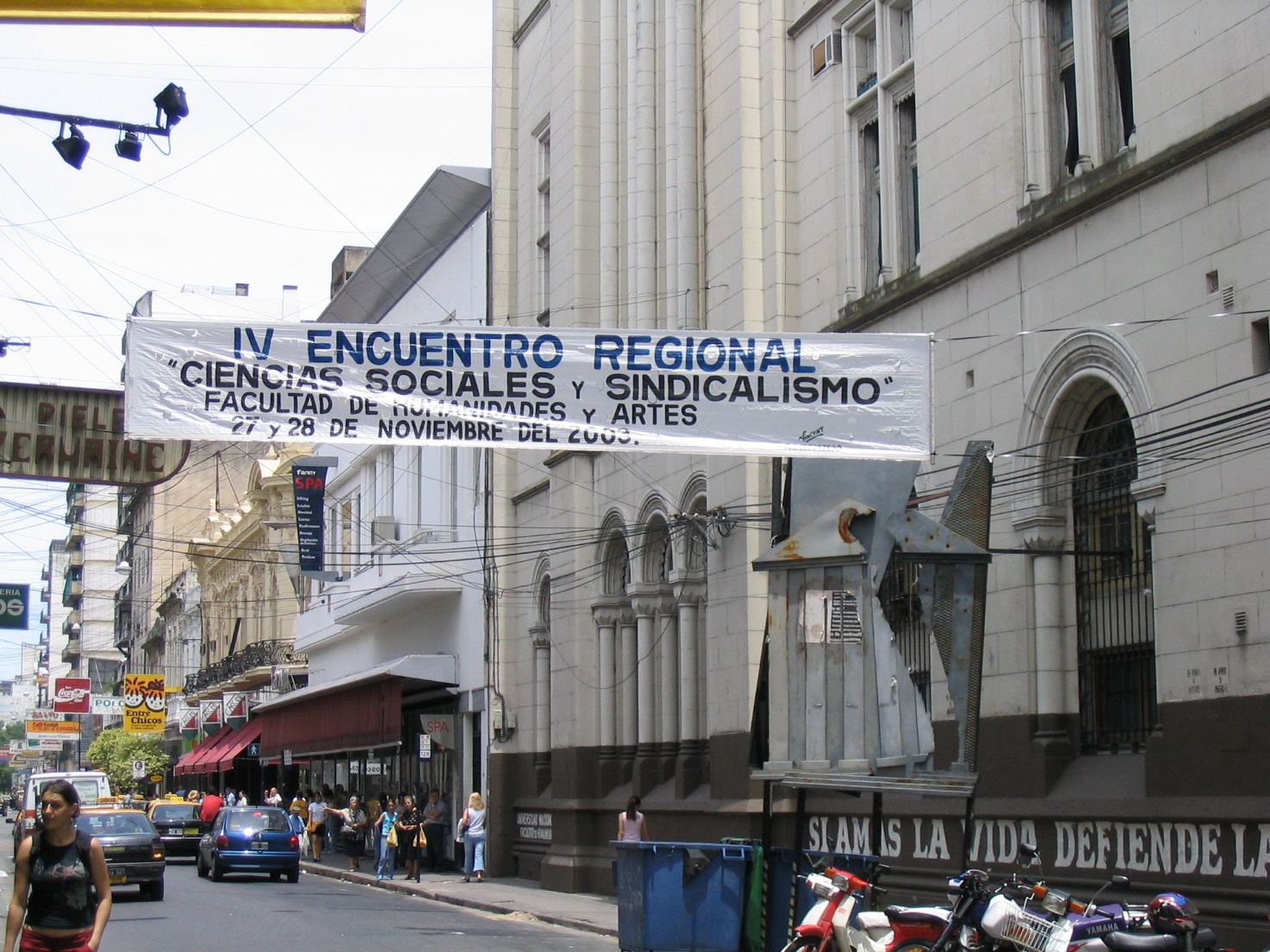 4 Encuentro Ciencias Sociales y Sindicalismo (2003)