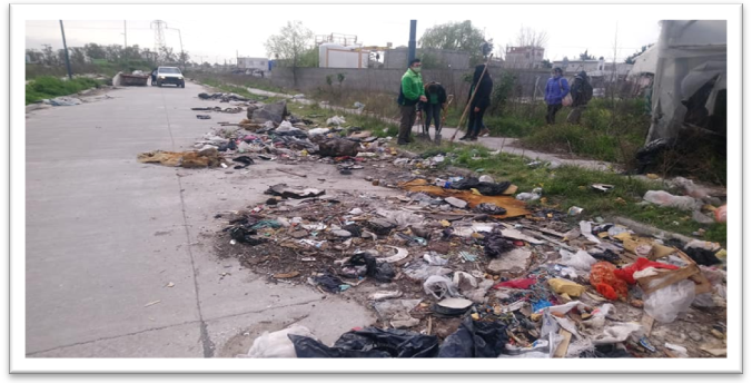 Microbasural en unos de los barrios de Jos Len Surez.