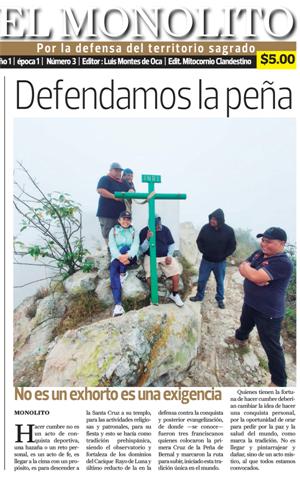 Publicaci�n sobre la defensa de la Pe�a de Bernal