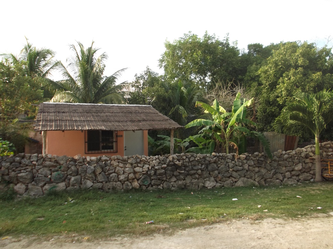 Vivienda familiar en Tres Reyes, Quintana Roo.