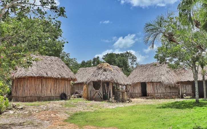 Vivienda de la familia Caamal en Banco de Cenotes, Yucat�n