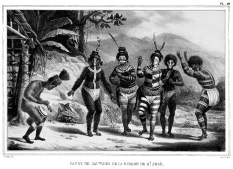 Dana de selvagens da misso de So Jos, de Jean Baptite-Debret