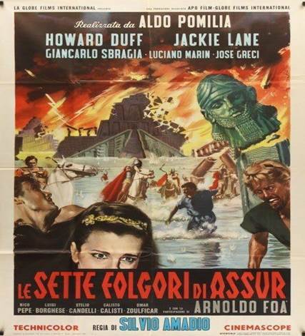 Poster italiano. Le Sette Folgori Di Assur