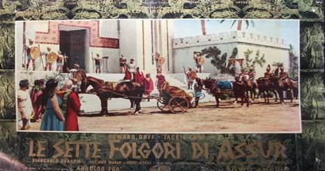 Poster italiano. Le Sette Folgori Di Assur