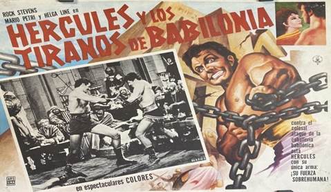 Poster espaol. ARS –UNA dtb, Hrcules y los Tiranos de Babilonia